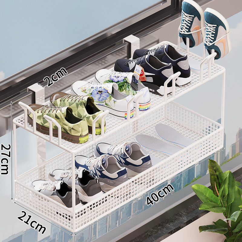 Adjustable Shoe Organizer for the Door | High & Bury