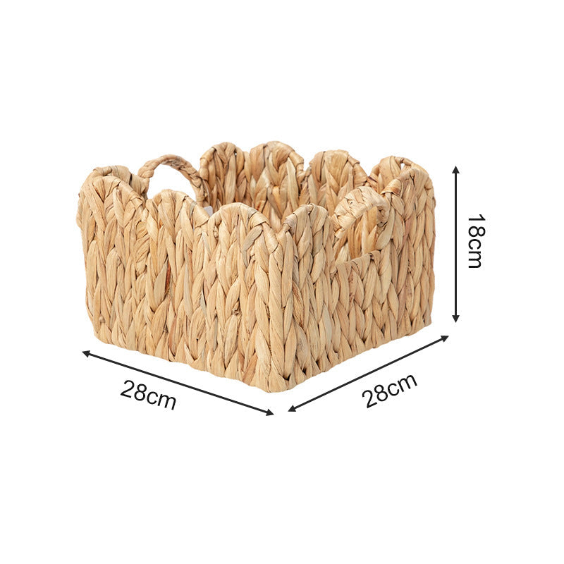 Braided Storage Basket with High Sides | High & Bury