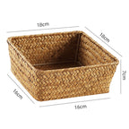 Handwoven Bamboo Storage Tray | High & Bury