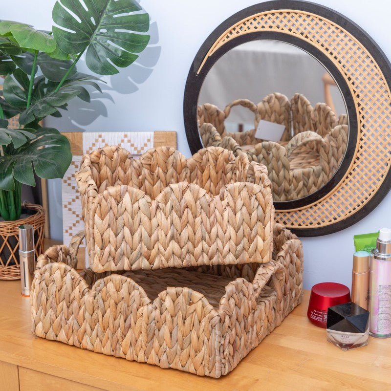 Decorative Braided Basket | High & Bury