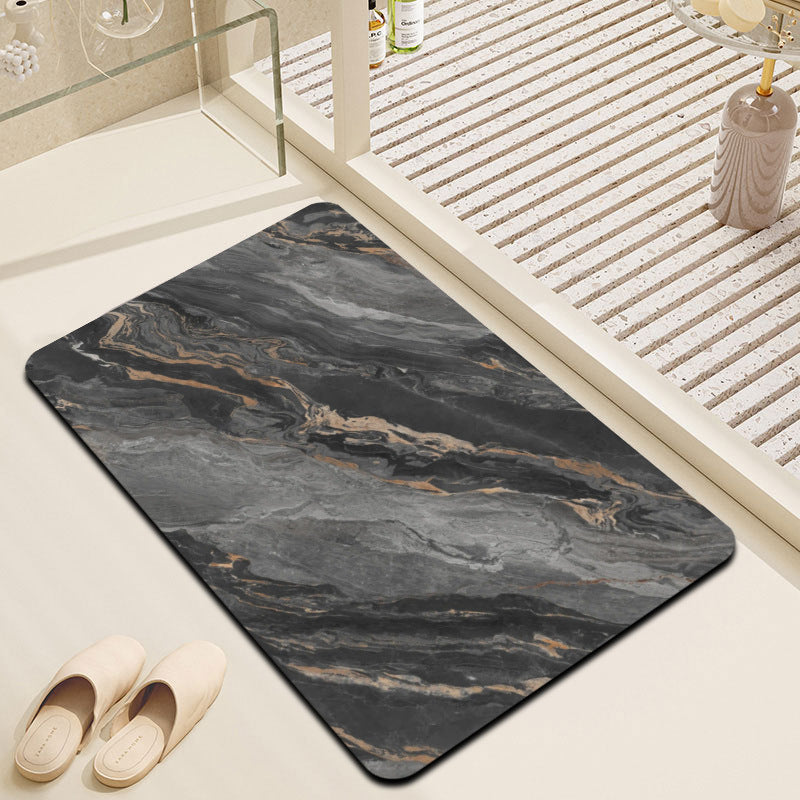 Marble Effect Bathroom Mat | High & Bury
