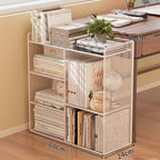 Modern Wire Grid Bookshelf Organizer | High & Bury