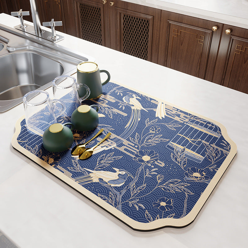 Vintage Mosaic Kitchen Counter Mat | High & Bury