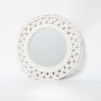 Wall Mirror with Macrame Frame | High & Bury