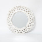 Wall Mirror with Macrame Frame | High & Bury
