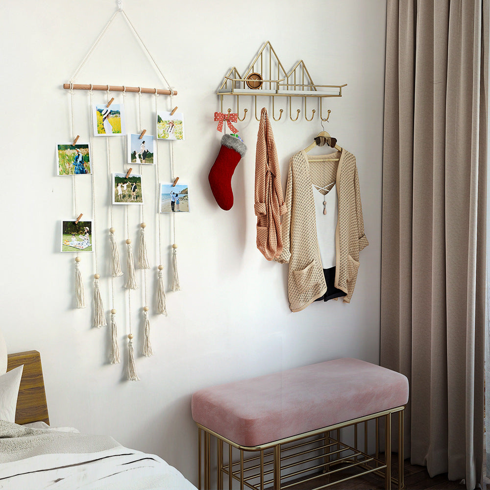 Decorative Wall Hanging with Fringes | High & Bury