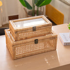 Practical Storage Box with Glass Surface | High & Bury