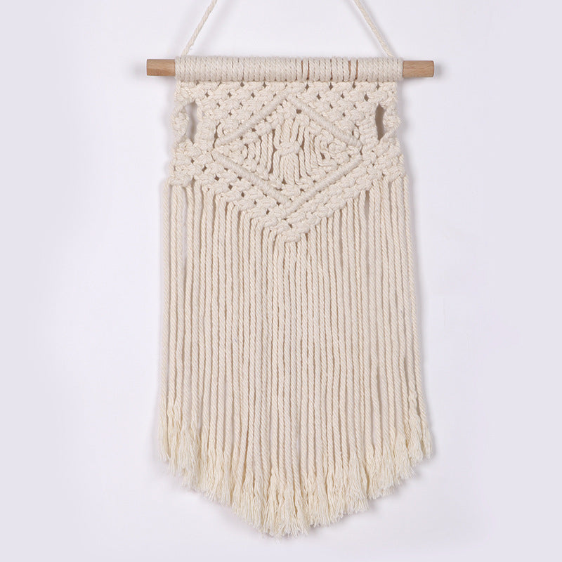 Macrame Wall Hanging Beige | High & Bury