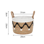 Storage Basket with Decorative Pattern | High & Bury