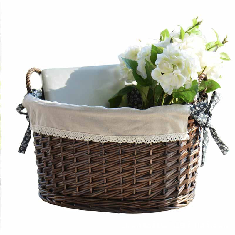 Basket with Fabric Insert | High & Bury