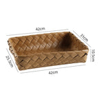 Elegant Handwoven Storage Tray | High & Bury