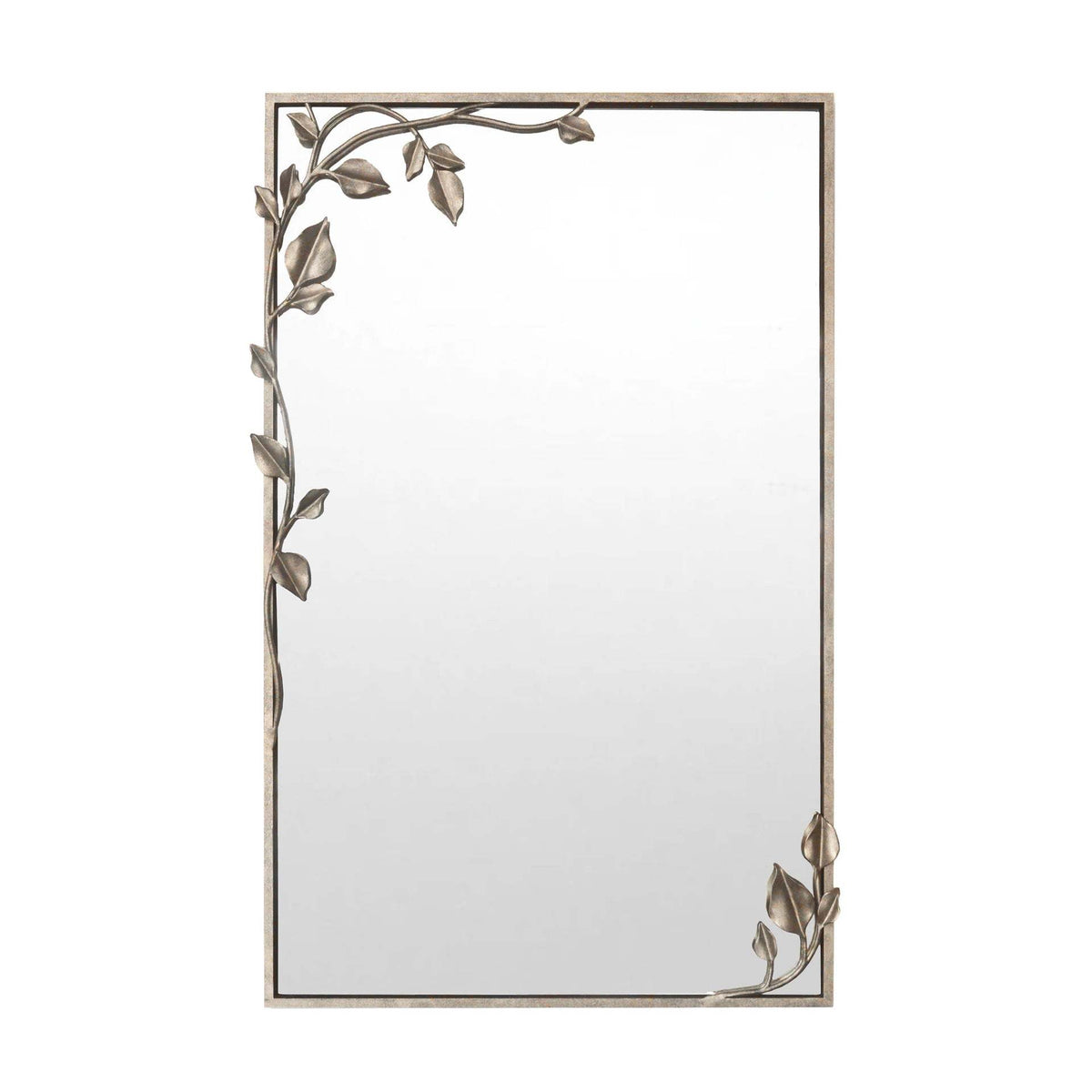 Ornate Wall Mirror with Leaf Accents | High & Bury