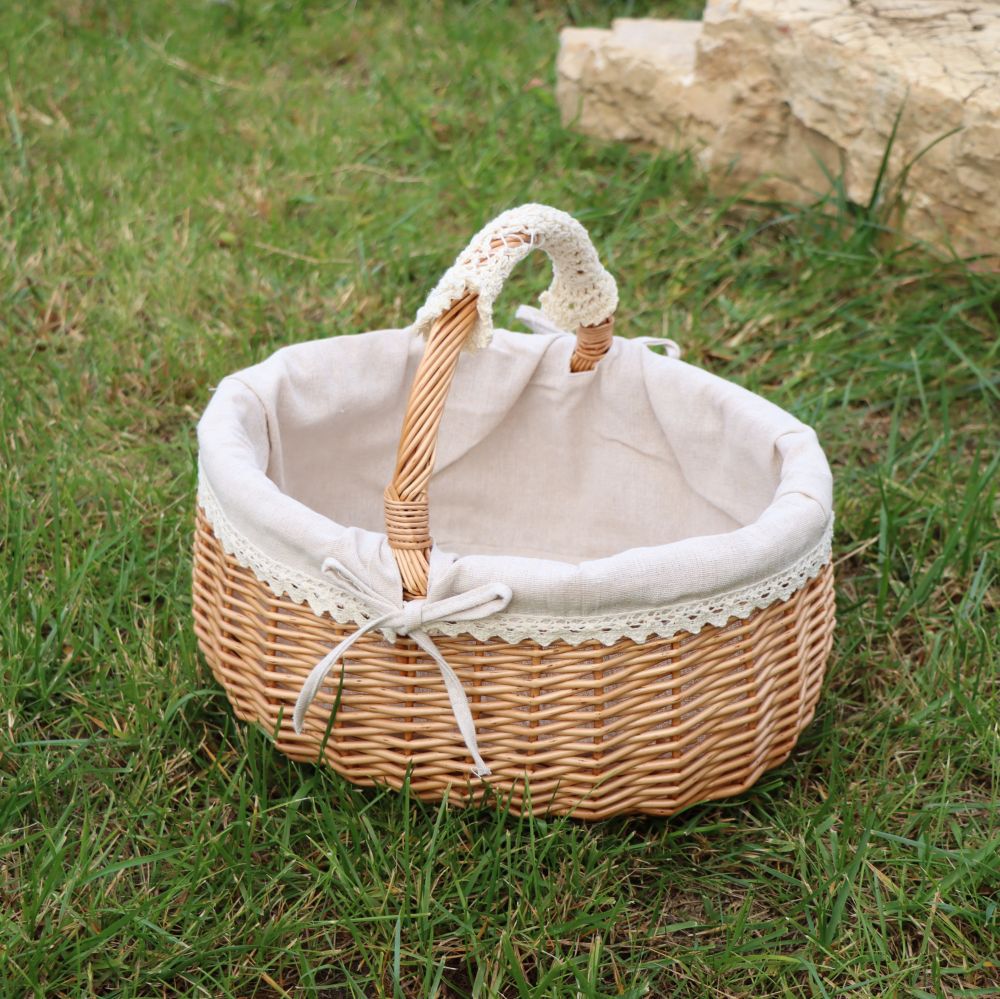 Laundry Basket Soft Textile Handwoven | High & Bury