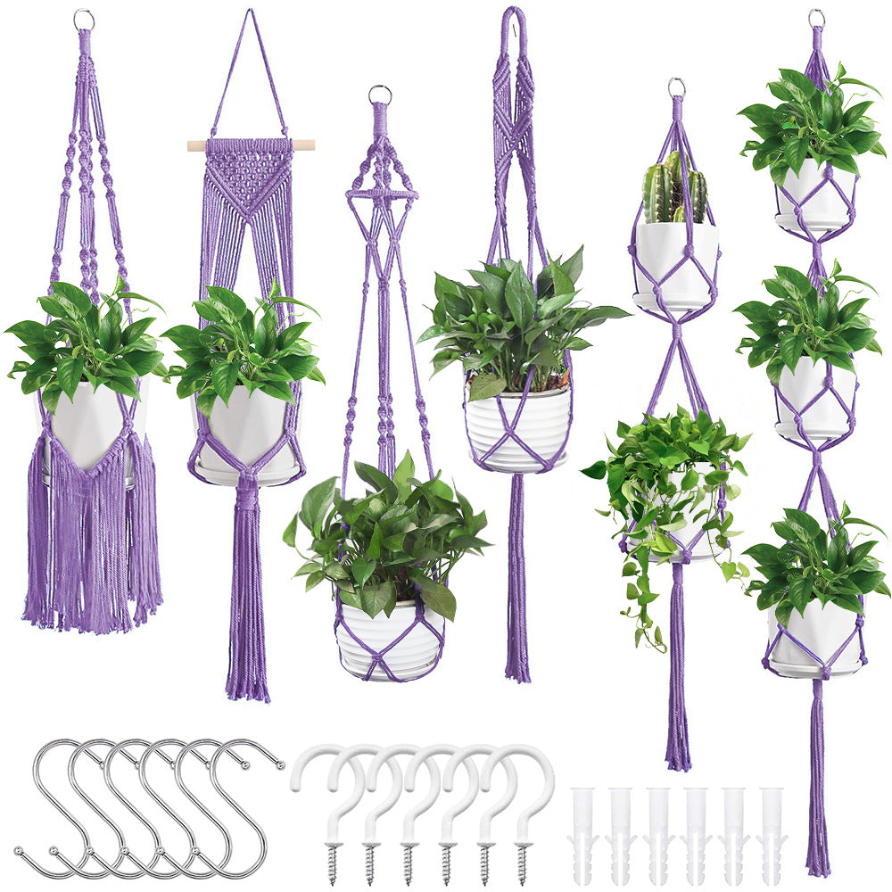 Macrame Plant Hanger Set | High & Bury