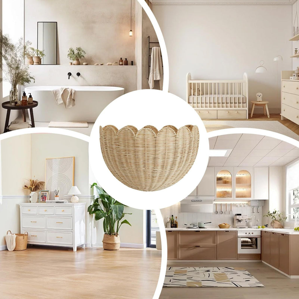 Playful Decorative Basket in Shell Design | High & Bury