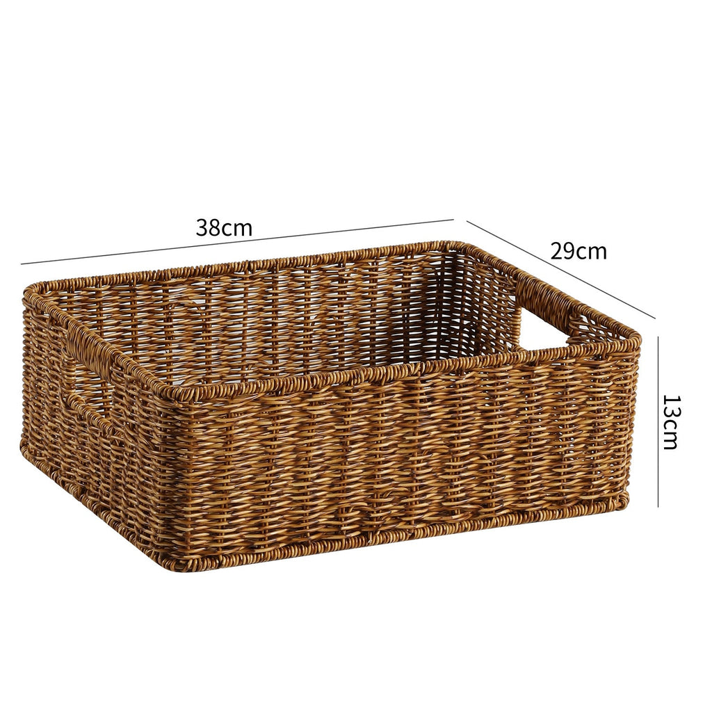 Elegant Woven Storage Basket | High & Bury