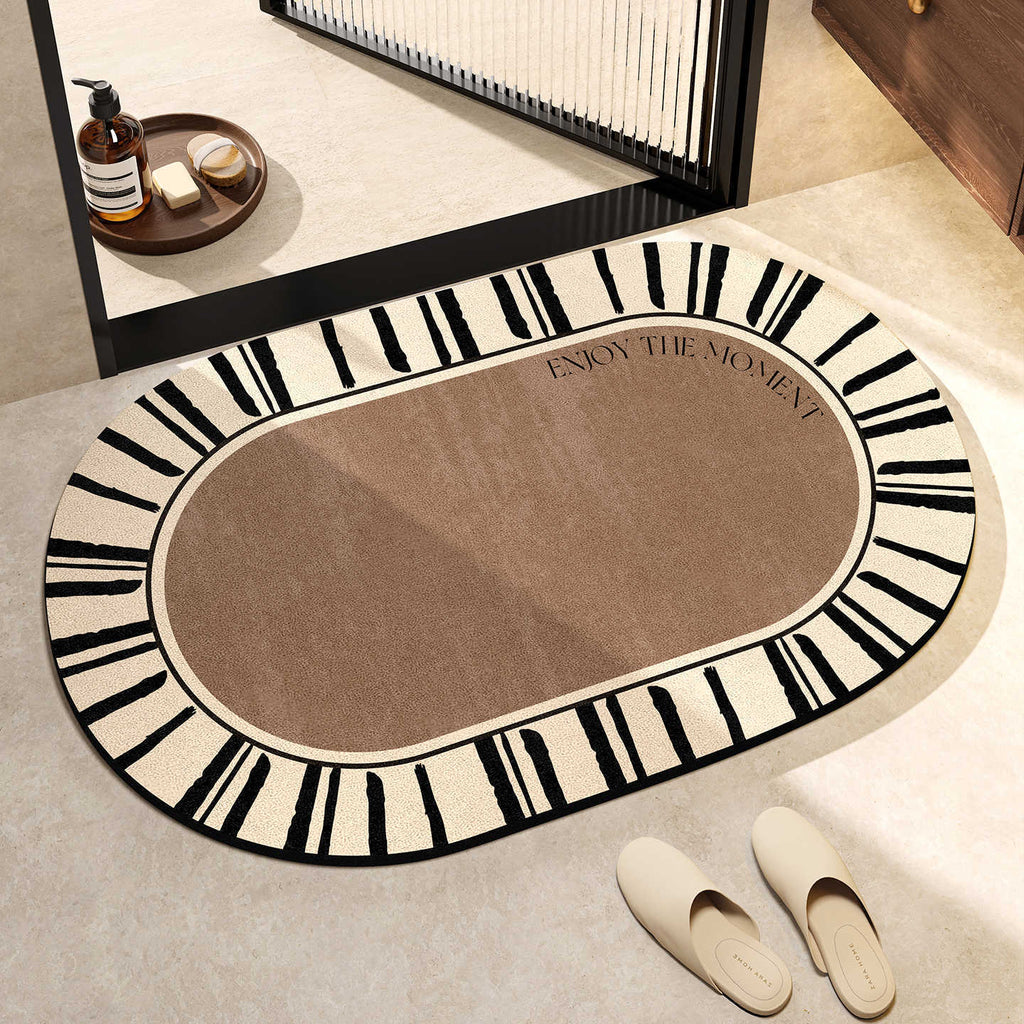 Elegant Oval Floor Mat | High & Bury