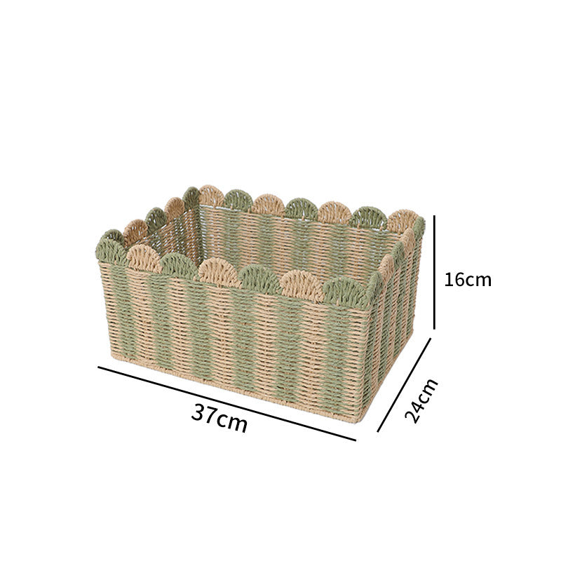 Storage Basket with Wave Rim | High & Bury