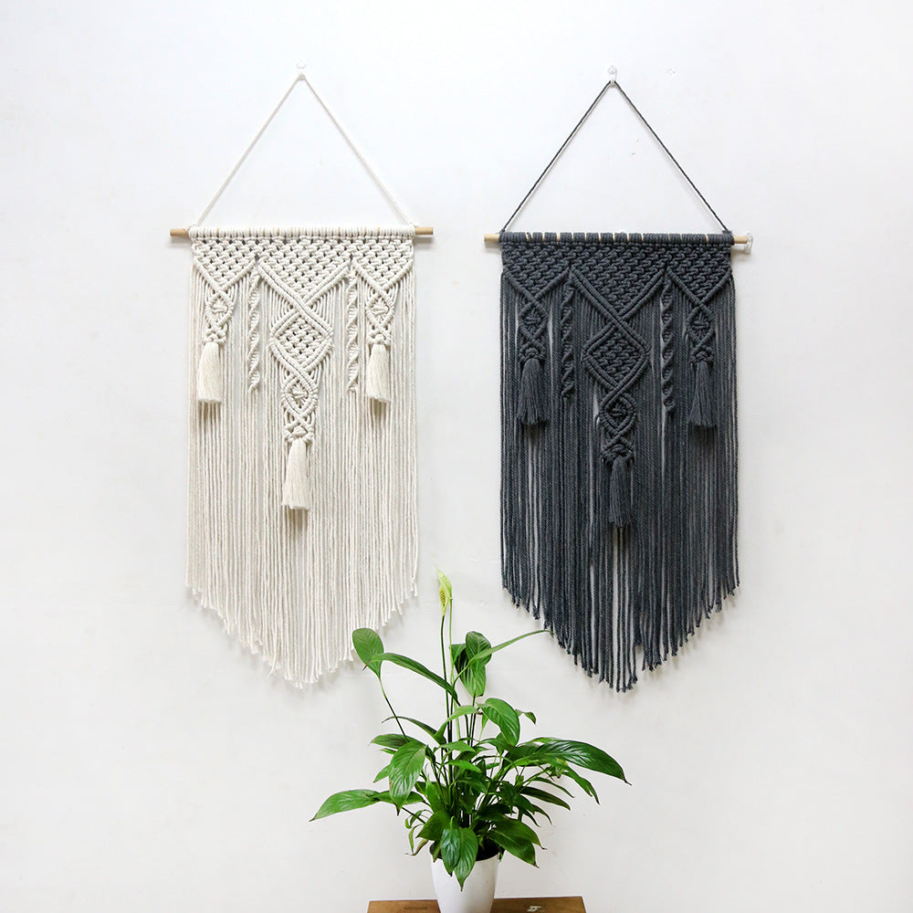 Wall Hanging Beige Gray | High & Bury