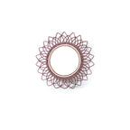 Wall Mirror with Elaborate Macrame Frame | High & Bury