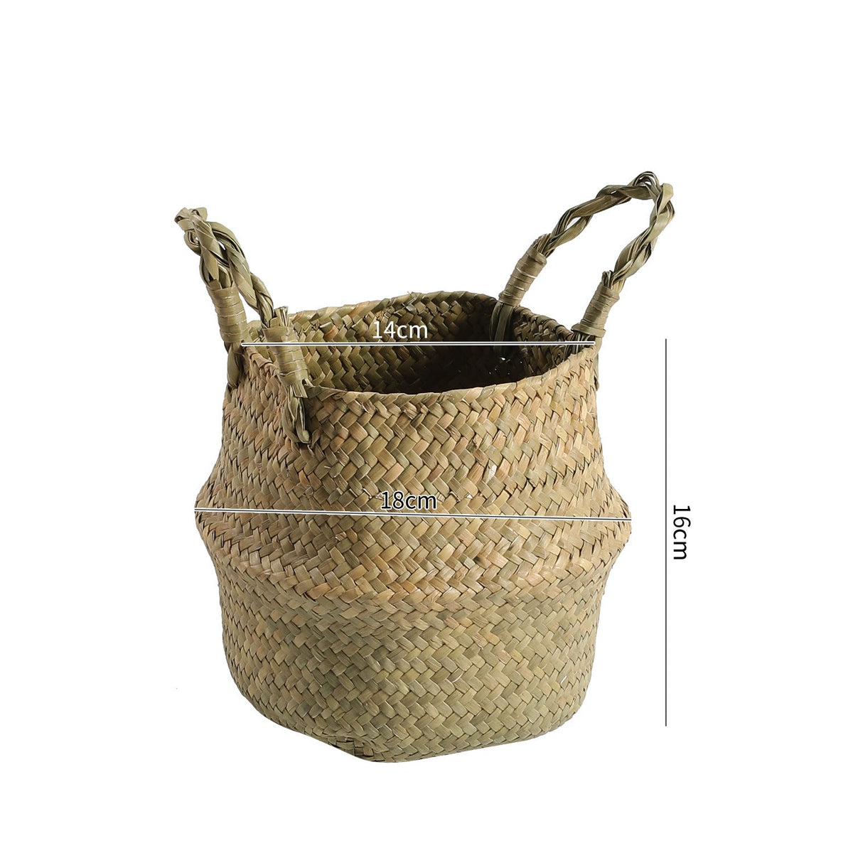 Handcrafted Decorative Storage Basket Soft Textile Handwoven | High & Bury