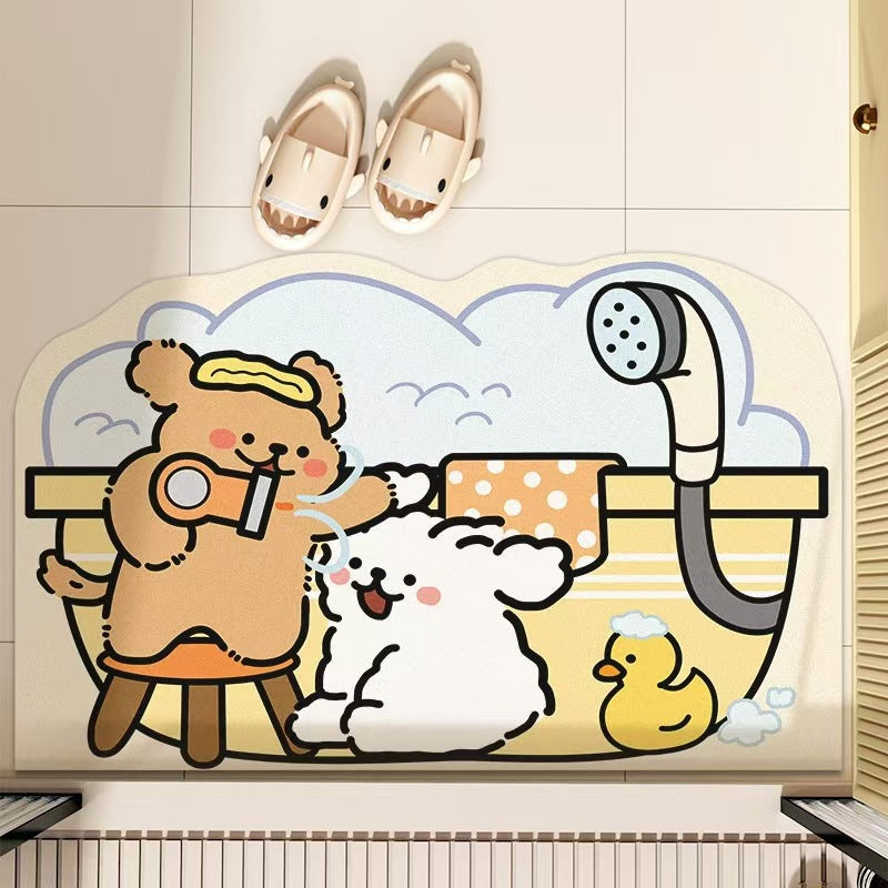 Cartoon Bath Mat | High & Bury