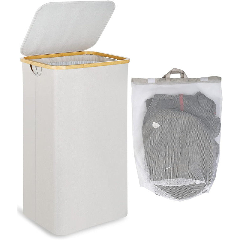 High-Quality Laundry Container with Removable Inner Bag | High & Bury