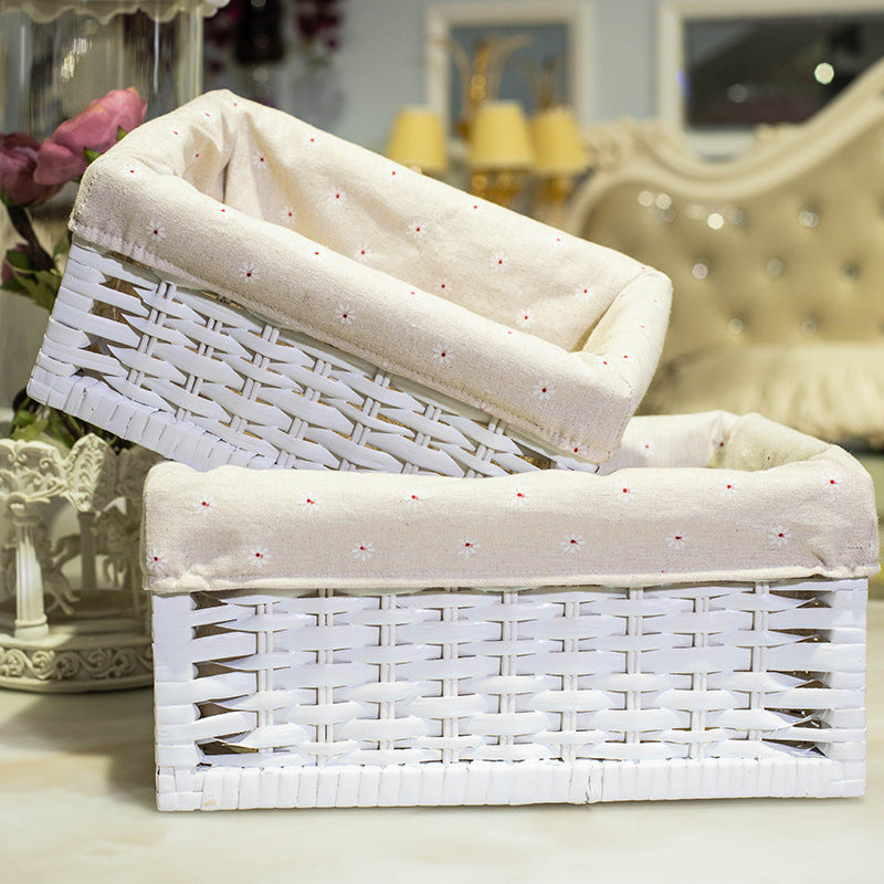 Storage Basket with Removable Fabric Cover | High & Bury