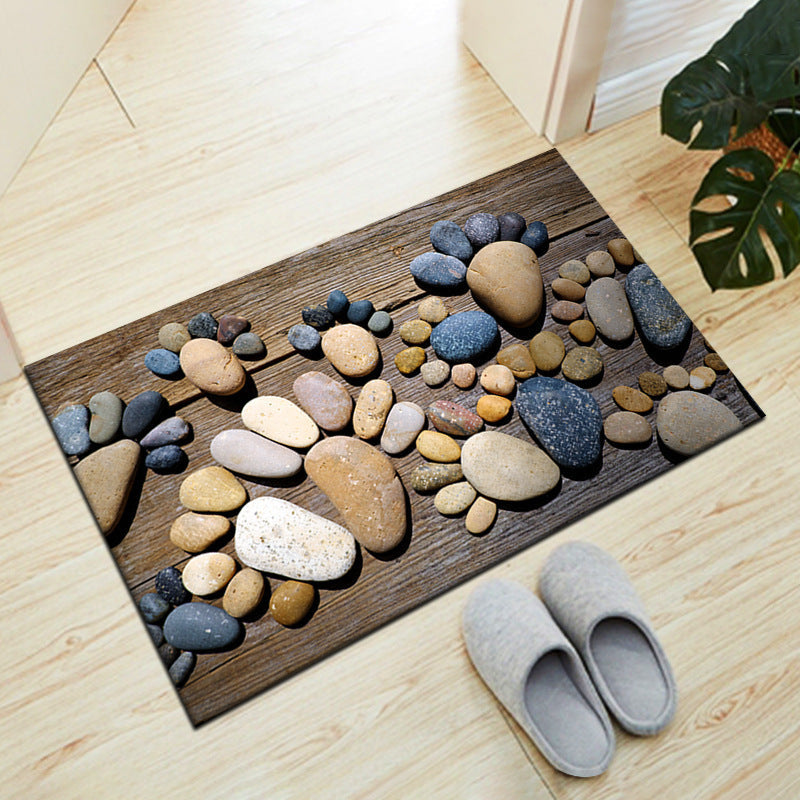 Stone-Inspired Decorative Floor Mat | High & Bury