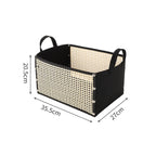Practical Storage Basket Dark Brown | High & Bury