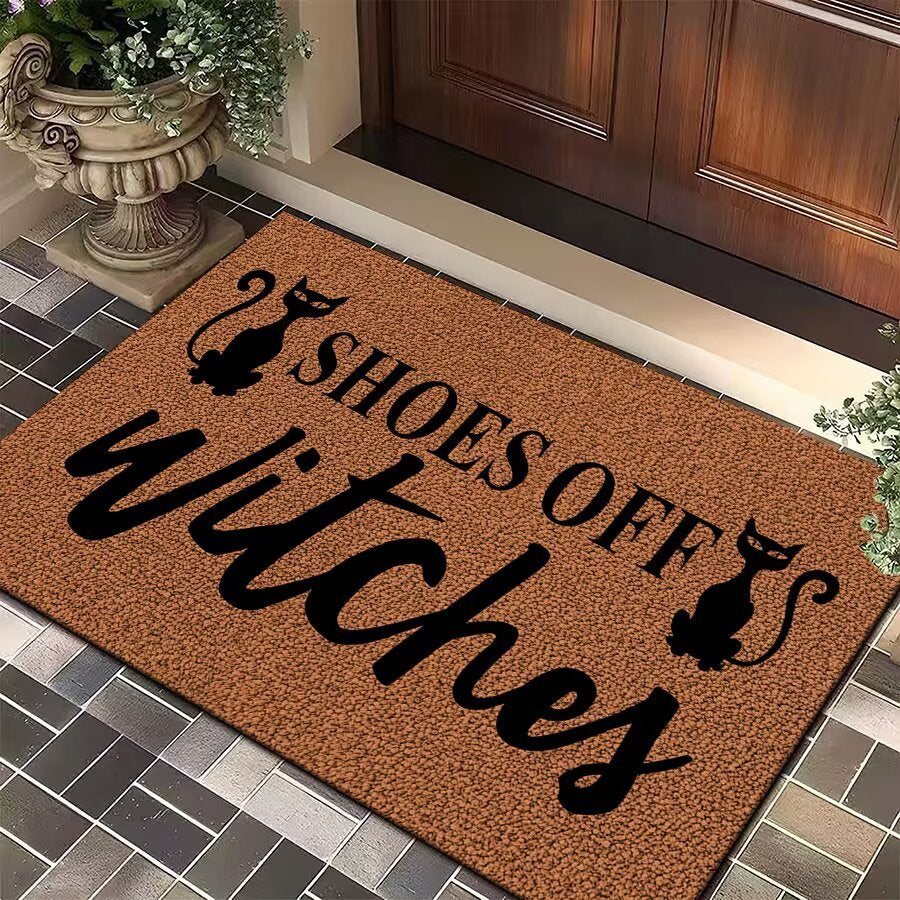 Shoes Off Witches Welcome Mat | High & Bury