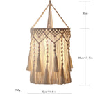 Macrame Hanging Lamp | High & Bury