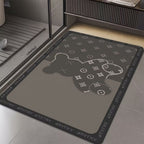 Geometric Hexagonal Pattern Bath Mat | High & Bury