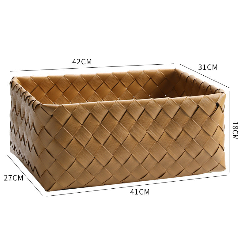 Elegant Handwoven Storage Tray | High & Bury