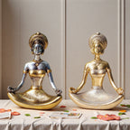 Zenart Statue Gold Silver | High & Bury
