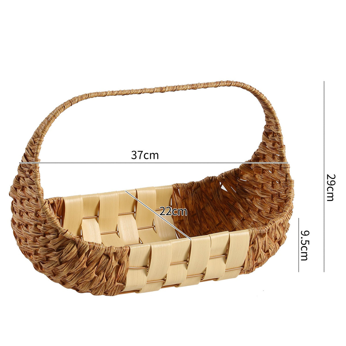 Handcrafted Rattan Storage Basket | High & Bury