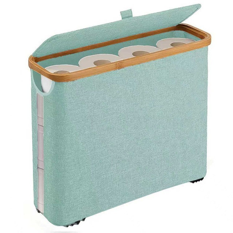 Laundry Basket Bamboo Soft Textile | High & Bury
