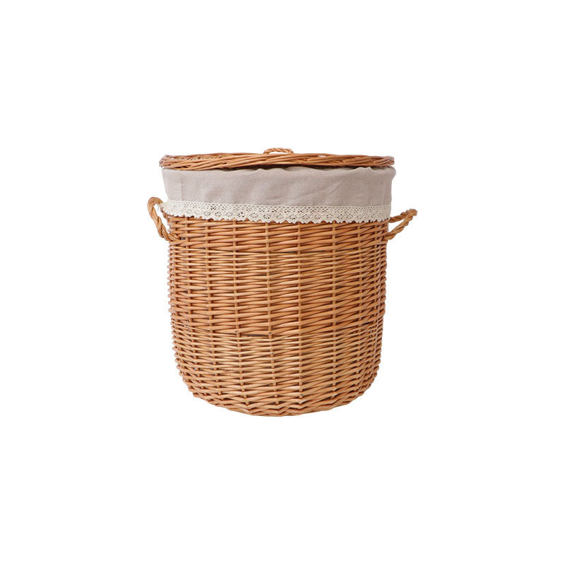 Rundkorb Woven Natural Fiber Soft Textile | High & Bury