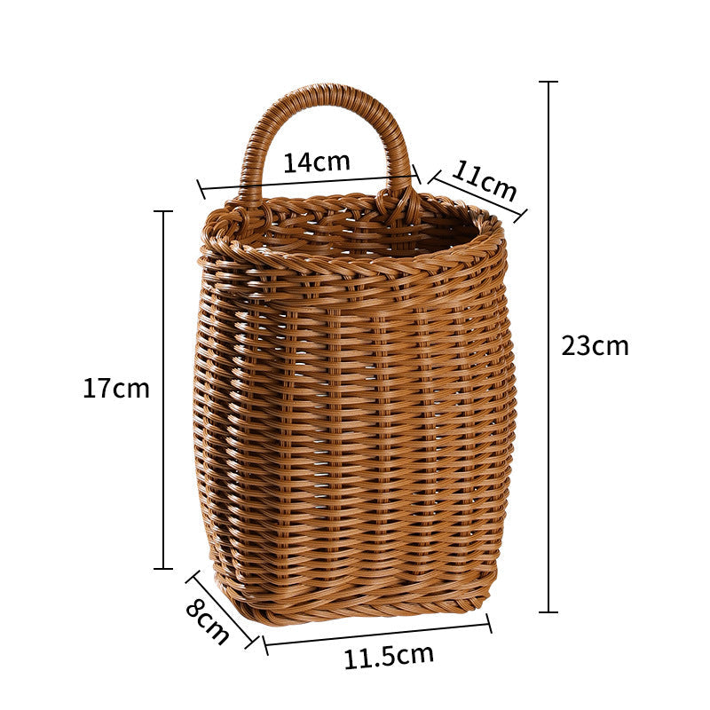 Hand-Woven Decorative Storage Basket | High & Bury