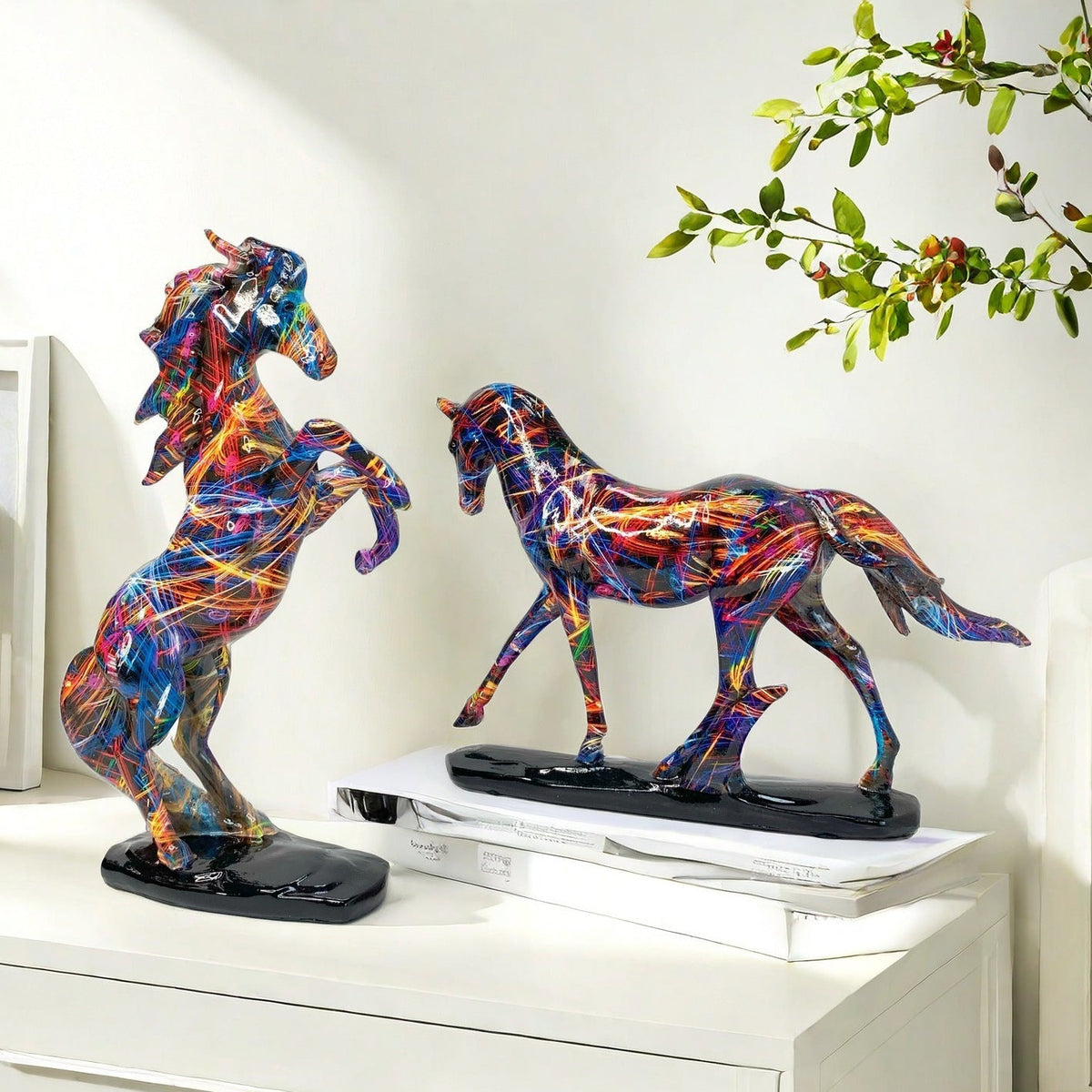 Artistic Running Horse Sculpture | High & Bury