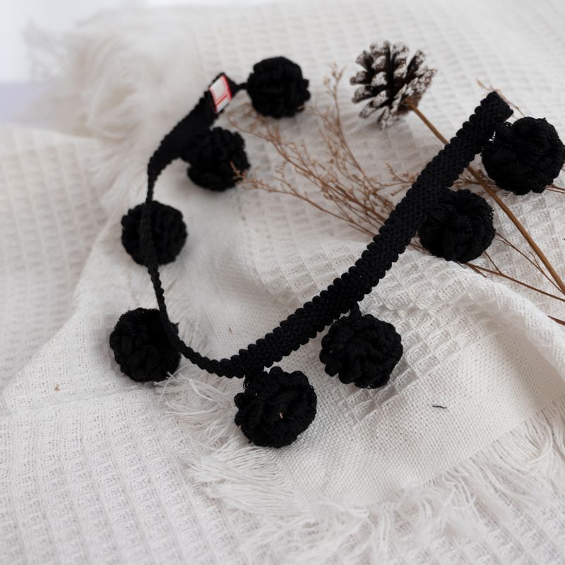 Decorative Border with Pompons | High & Bury