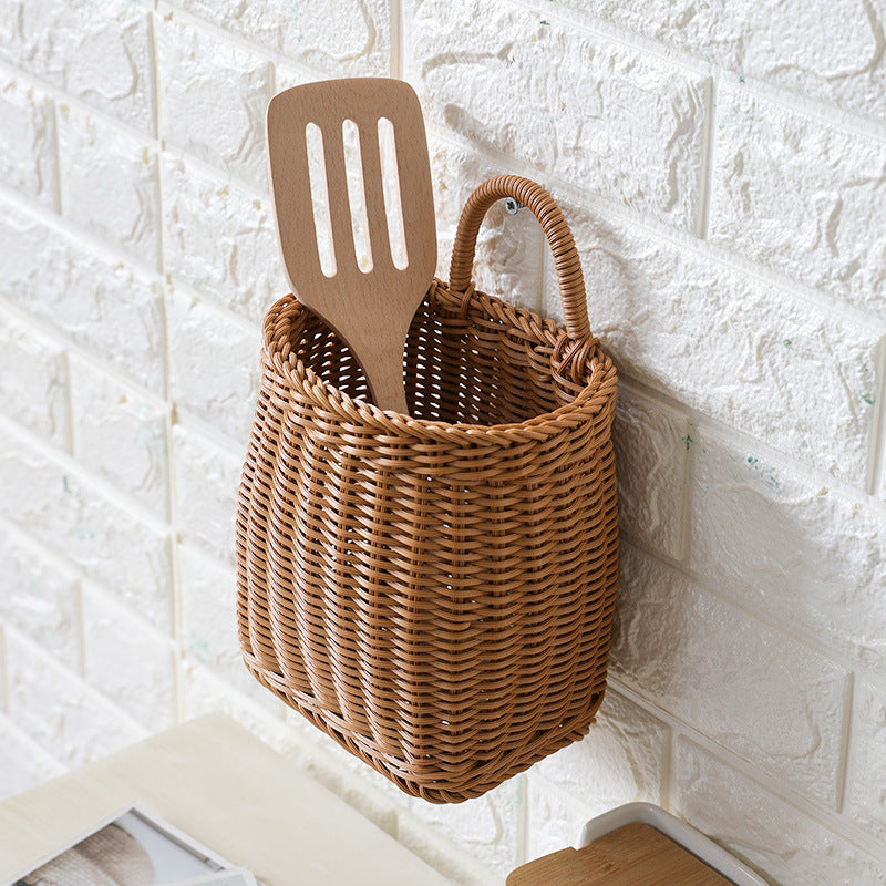 Hand-Woven Decorative Storage Basket | High & Bury