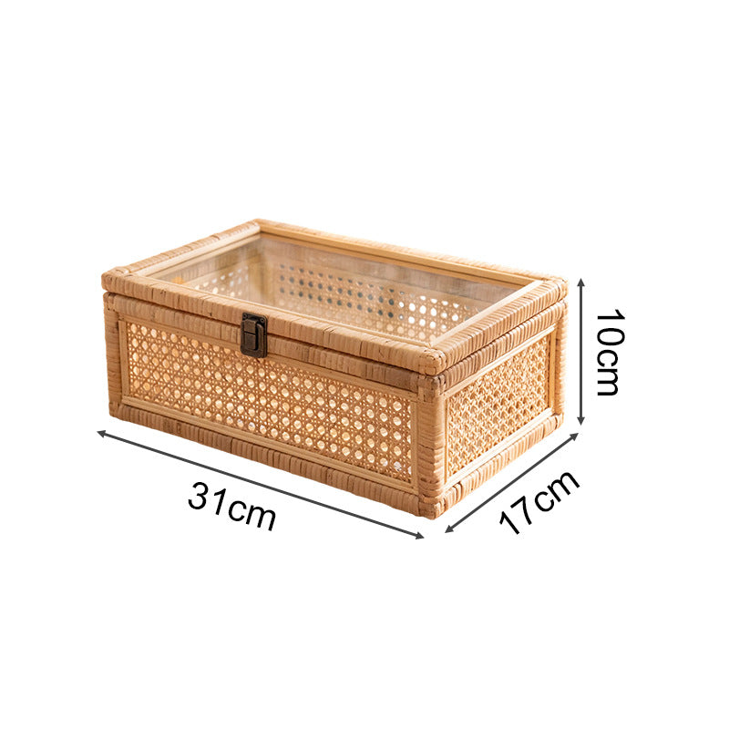 Practical Storage Box with Glass Surface | High & Bury