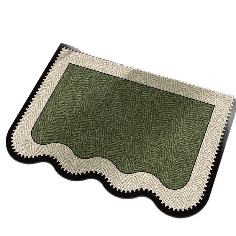 Elegant Herringbone Pattern Area Rug | High & Bury