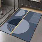 Geometric Hexagonal Pattern Bath Mat | High & Bury