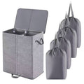 Laundry Container with Separating Compartments | High & Bury