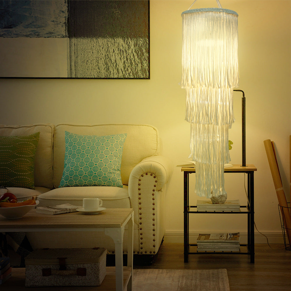 Modern Macrame Pendant Lamp | High & Bury