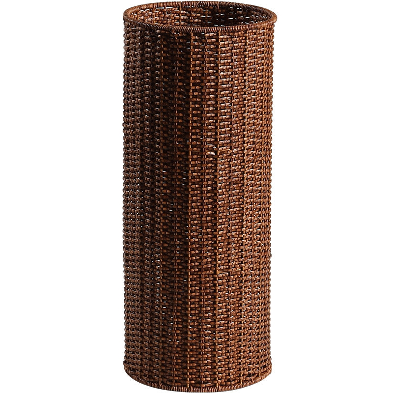 Handwoven Decorative Storage Cylinder | High & Bury