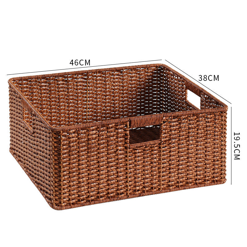 Elegant Woven Storage Basket | High & Bury