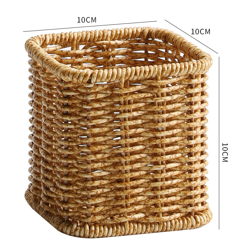 Handmade Woven Storage Basket Light | High & Bury